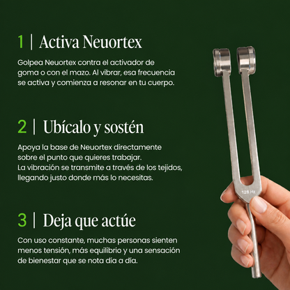 Neuortex Diapasón de 128 Hz | El instrumento de sanación